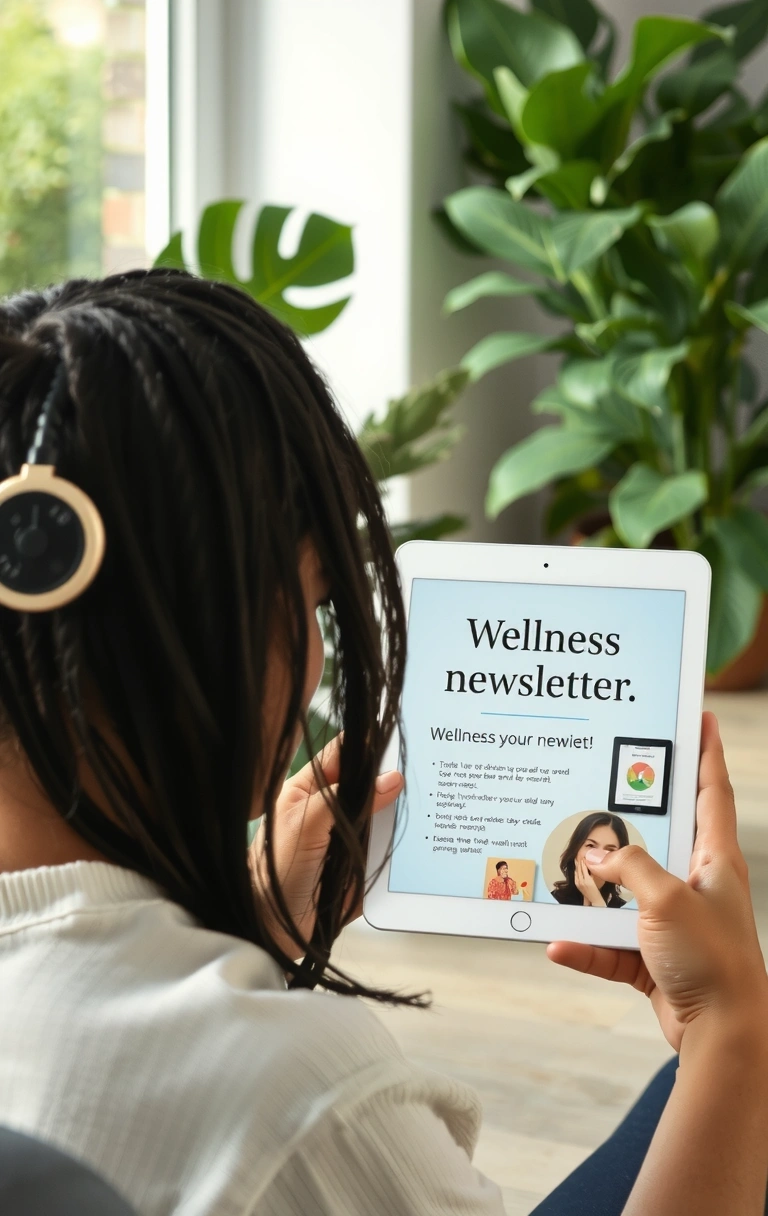 Wellness newsletter subscription